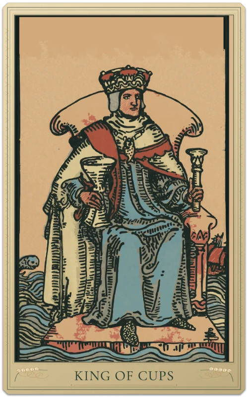 King of Cups, Waite–Smith tarot