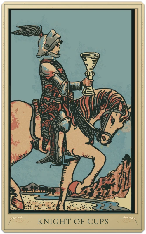 Knight of Cups, Waite–Smith tarot