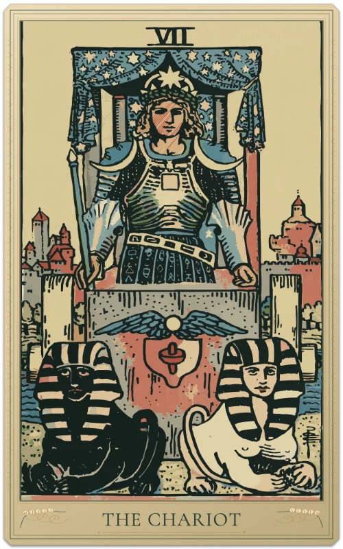 The Chariot, Waite–Smith tarot