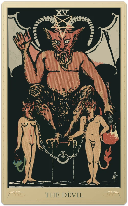 The Devil, Waite–Smith tarot