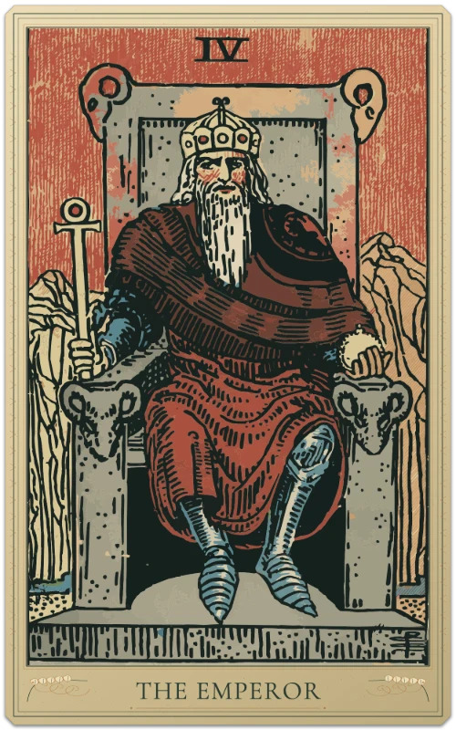 The Emperor, Waite–Smith tarot