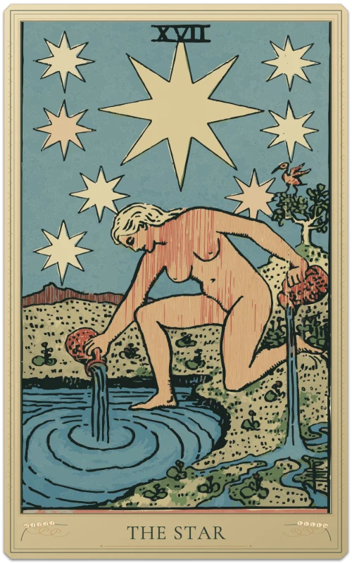 The Star, Waite–Smith tarot
