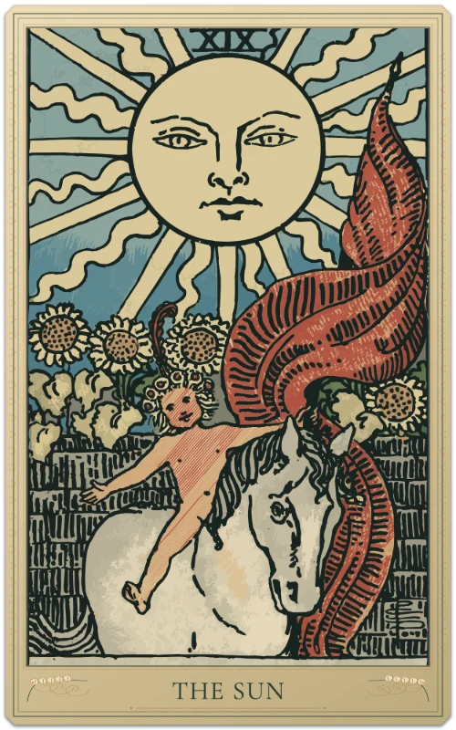 The Sun, Waite–Smith tarot